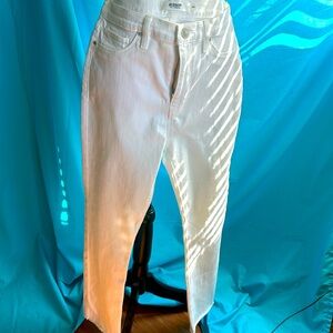 White Hudson skinny jeans size29..$60 new